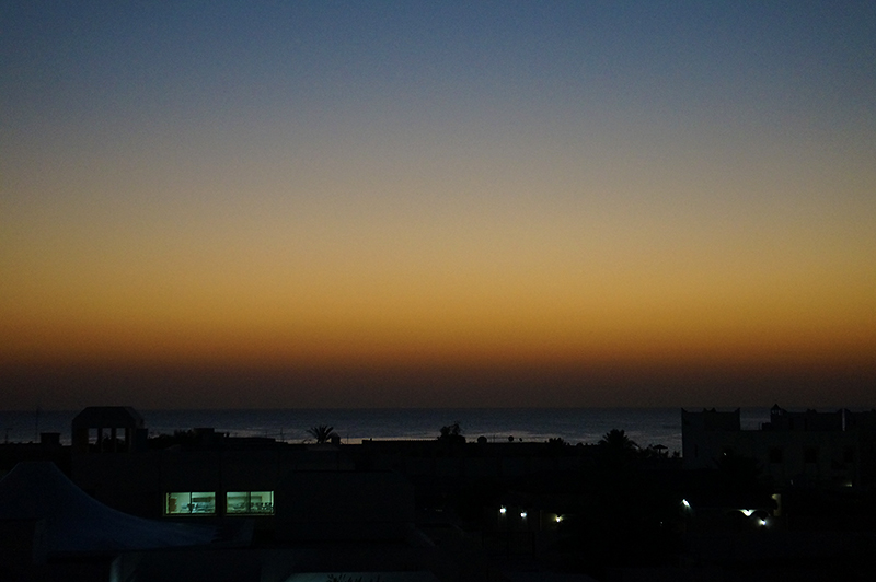 pre-dawn view